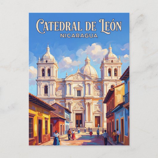 Kathedraal van León Nicaragua Briefkaart (Voorkant)