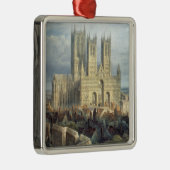 Kathedraal van Lincoln uit het noordwesten, c.1850 Metalen Ornament (Rechts)