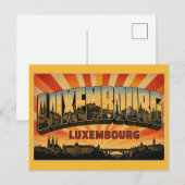 Kathedraal van Luxemburg Briefkaart (Voorkant / Achterkant)