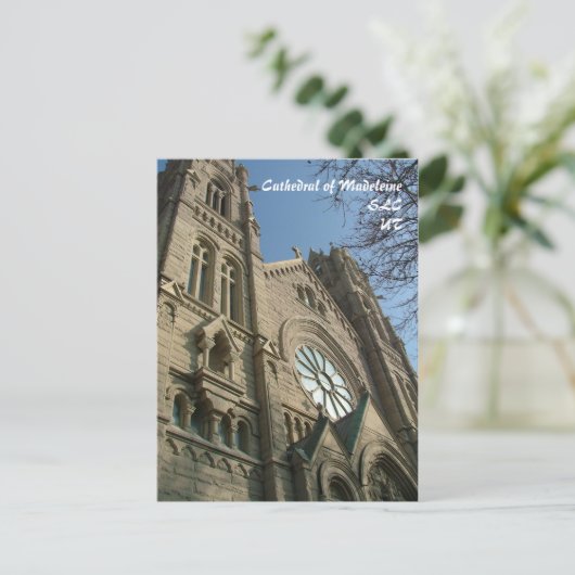 Kathedraal van Madeleine - briefkaart (Staand voorkant)