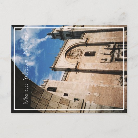 Kathedraal van Merida, Yucatan, Mexico Briefkaart (Voorkant)