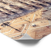 Kathedraal van Milaan Italië Waterverf Kunst Poster (Hoek)