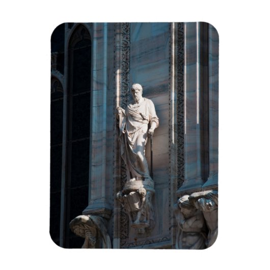Kathedraal van Milaan standbeeld architectuur monu Magneet (Verticaal)
