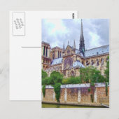 Kathedraal van Notre-Dame 2 Briefkaart (Voorkant / Achterkant)