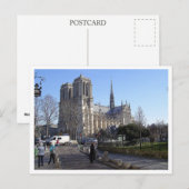 Kathedraal van Notre-Dame Briefkaart (Voorkant / Achterkant)