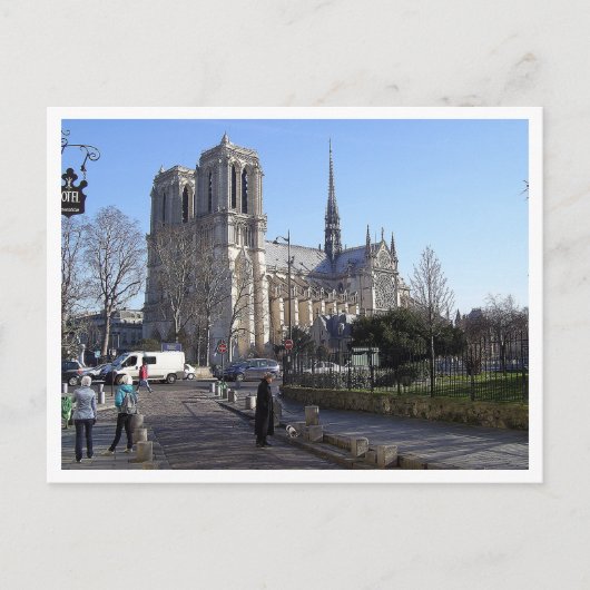 Kathedraal van Notre-Dame Briefkaart (Voorkant)