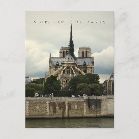 Kathedraal van Notre Dame de Paris Briefkaart (Voorkant)