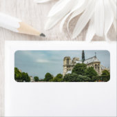 Kathedraal van Notre Dame in Parijs Etiket (Insitu)