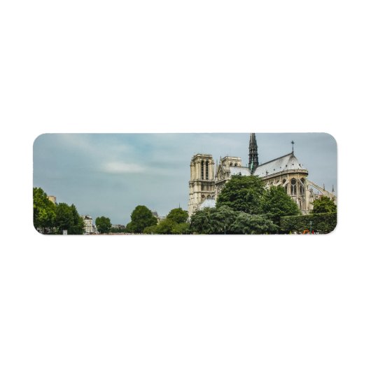 Kathedraal van Notre Dame in Parijs Etiket (Voorkant)