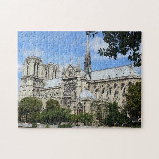 Kathedraal van Notre Dame in Parijs Legpuzzel (Horizontaal)