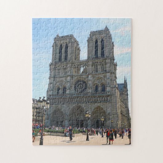 Kathedraal van Notre Dame in Parijs Legpuzzel (Verticaal)