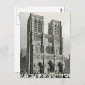 Kathedraal van Notre Dame, Parijs Briefkaart (Voorkant / Achterkant)