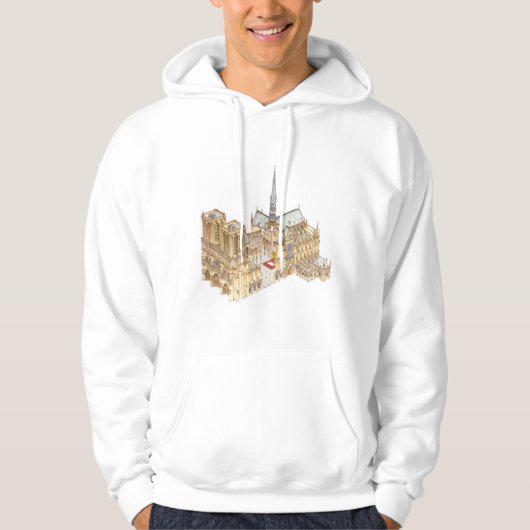 Kathedraal van Notre-Dame. Parijs Frankrijk Hoodie (Voorkant)