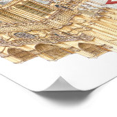 Kathedraal van Notre-Dame. Parijs Frankrijk Poster (Hoek)