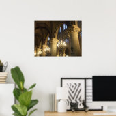 Kathedraal van Notre Dame, Parijs, Frankrijk Poster (Thuiskantoor)