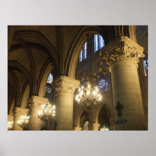 Kathedraal van Notre Dame, Parijs, Frankrijk Poster