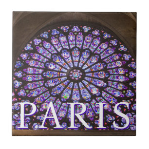 Kathedraal van Notre-Dame   Parijs, Frankrijk Tegeltje