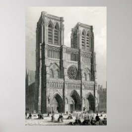 Kathedraal van Notre Dame, Parijs Poster