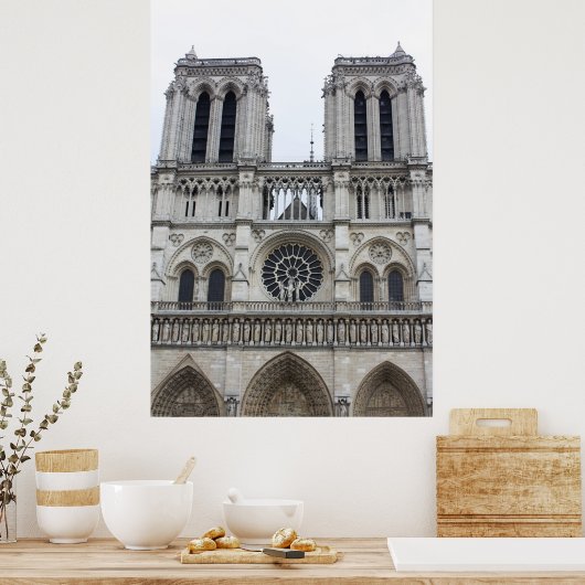 Kathedraal van Notre Dame Poster (Keuken)