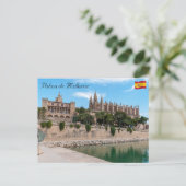 Kathedraal van Palma de Mallorca en Almudaina Briefkaart (Staand voorkant)