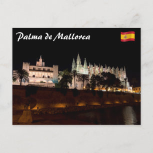 Kathedraal van Palma de Mallorca en Paleis van Alm Briefkaart