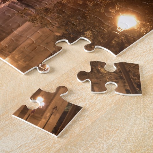 Kathedraal van Palma de Mallorca 's nachts - Spanj Legpuzzel (Zijkant)