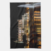 Kathedraal van Palma de Mallorca 's nachts - Spanj Theedoek (Verticaal)