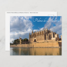 Kathedraal van Palma de Mallorca tijdens de Gouden Briefkaart