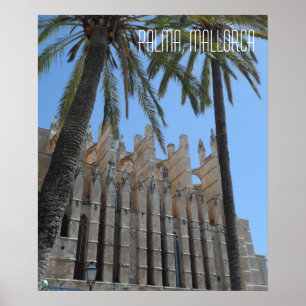 Kathedraal van Palma Majorca Spanje Vakantie Poster