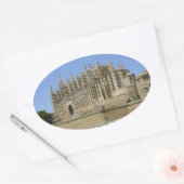 Kathedraal van Palma Ovale Sticker (Envelop)