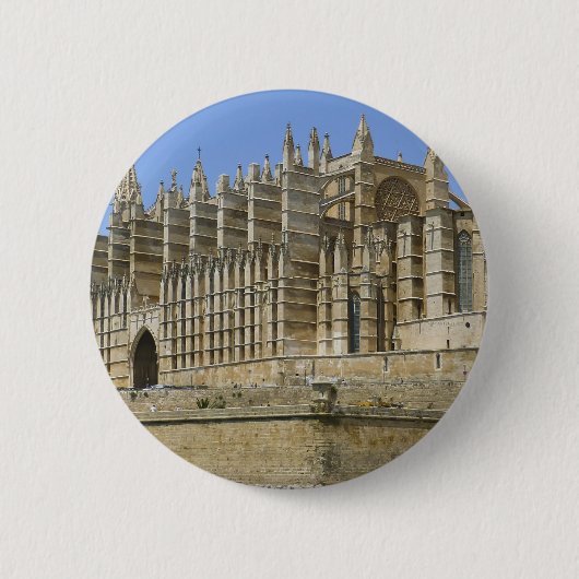 Kathedraal van Palma Ronde Button 5,7 Cm (Voorkant)