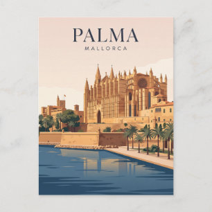 Kathedraal van Palma Spanje Briefkaart