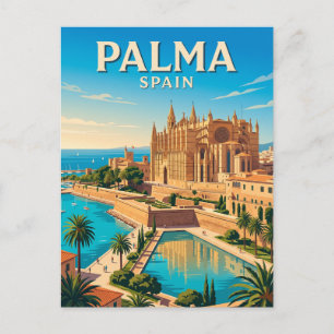 Kathedraal van Palma Spanje Briefkaart