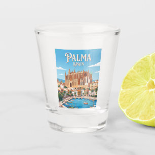 Kathedraal van Palma Spanje Shot Glas
