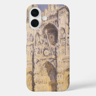 Kathedraal van Rouen, Harmonie in Blauw en Goud do iPhone 16 Hoesje