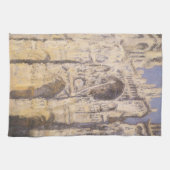 Kathedraal van Rouen, Harmonie in Blauw en Goud do Theedoek (Horizontaal)