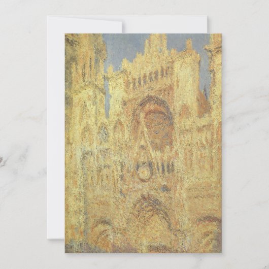 Kathedraal van Rouen, Zonsondergang door Claude Mo (Voorkant)
