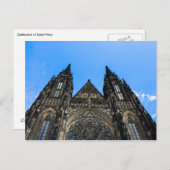 Kathedraal van Saint Vitus Briefkaart (Voorkant / Achterkant)