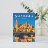 Kathedraal van Salamanca Spanje Briefkaart (Staand voorkant)