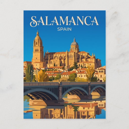 Kathedraal van Salamanca Spanje Briefkaart (Voorkant)