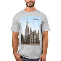 Kathedraal van Salisbury in Engeland (1900)