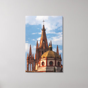 kathedraal van San Miguel Archangel Canvas Afdruk