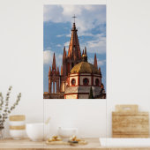 kathedraal van San Miguel Archangel Poster (Keuken)