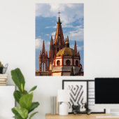 kathedraal van San Miguel Archangel Poster (Thuiskantoor)