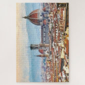 Kathedraal van Santa Maria del Fiore Waterverf Art Legpuzzel (Verticaal)