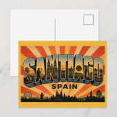 Kathedraal van Santiago de Compostela, Spanje Briefkaart (Voorkant / Achterkant)