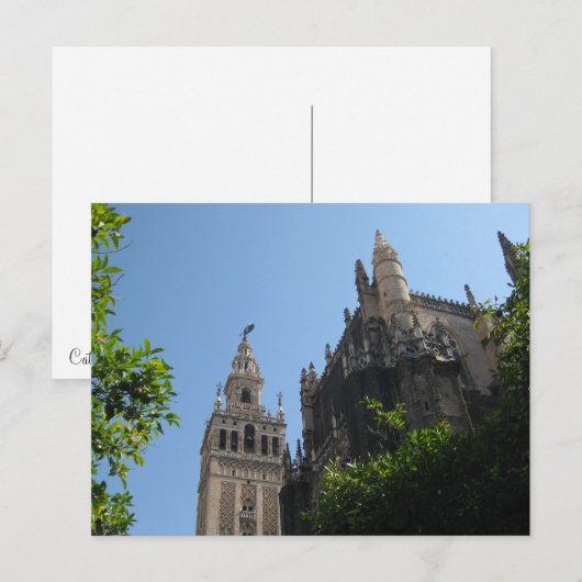 Kathedraal van Sevilla Briefkaart (Voorkant / Achterkant)