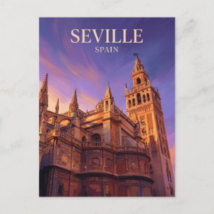 Kathedraal van Sevilla en Giralda-toren Spanje Briefkaart