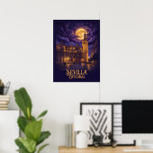 Kathedraal van Sevilla Gotische Reis Poster (Thuiskantoor)