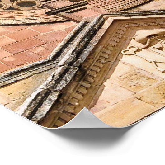 kathedraal van Siguenza Poster (Hoek)